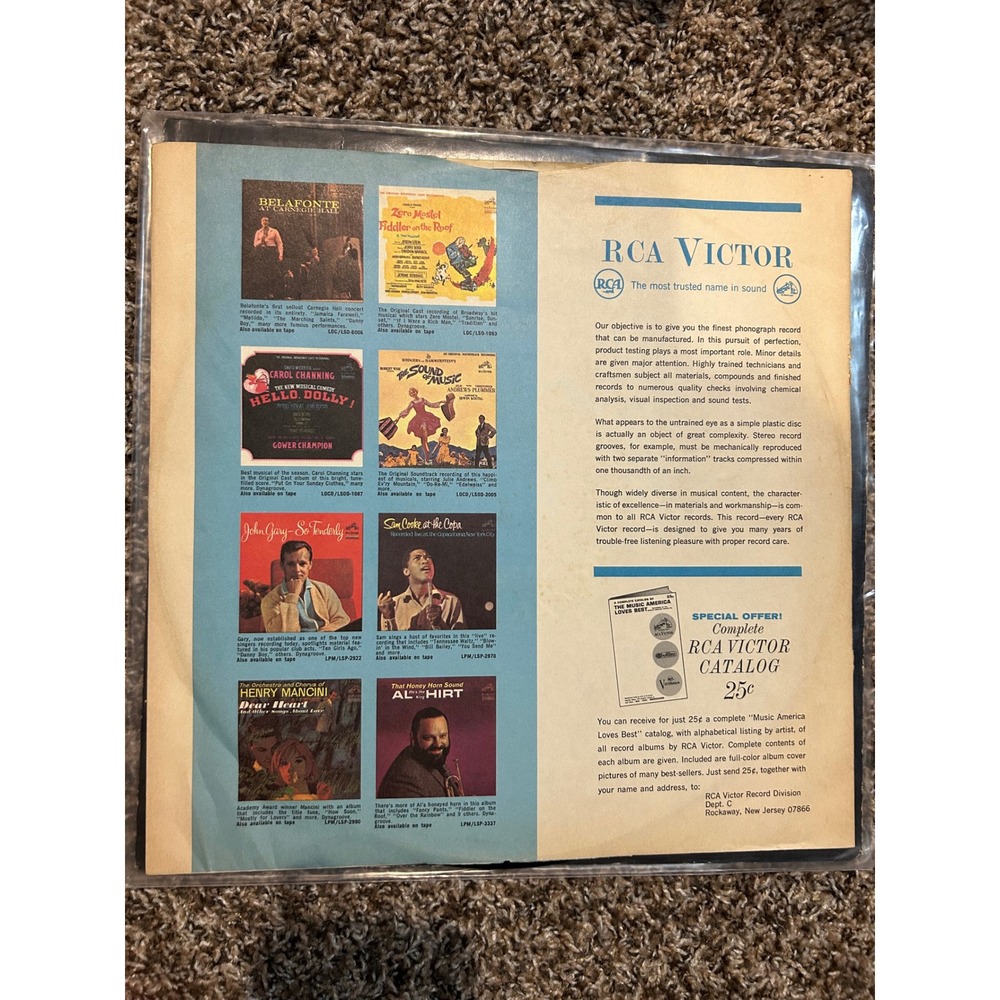 The Best of Skeeter Davis Vinyl LP Record RCA Victor LSP-3374 Stereo Country Pop - Picture 3 of 5
